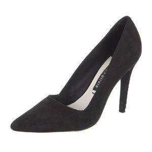 Alice + Olivia - Dina pointed black suede pumps size 6.5